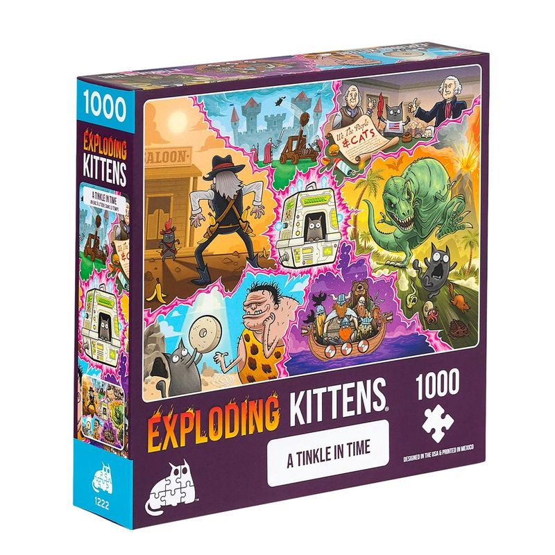 EXPLODING KITTENS - Puzzles Exploding Kittens 1000 piezas Tinkle in Time