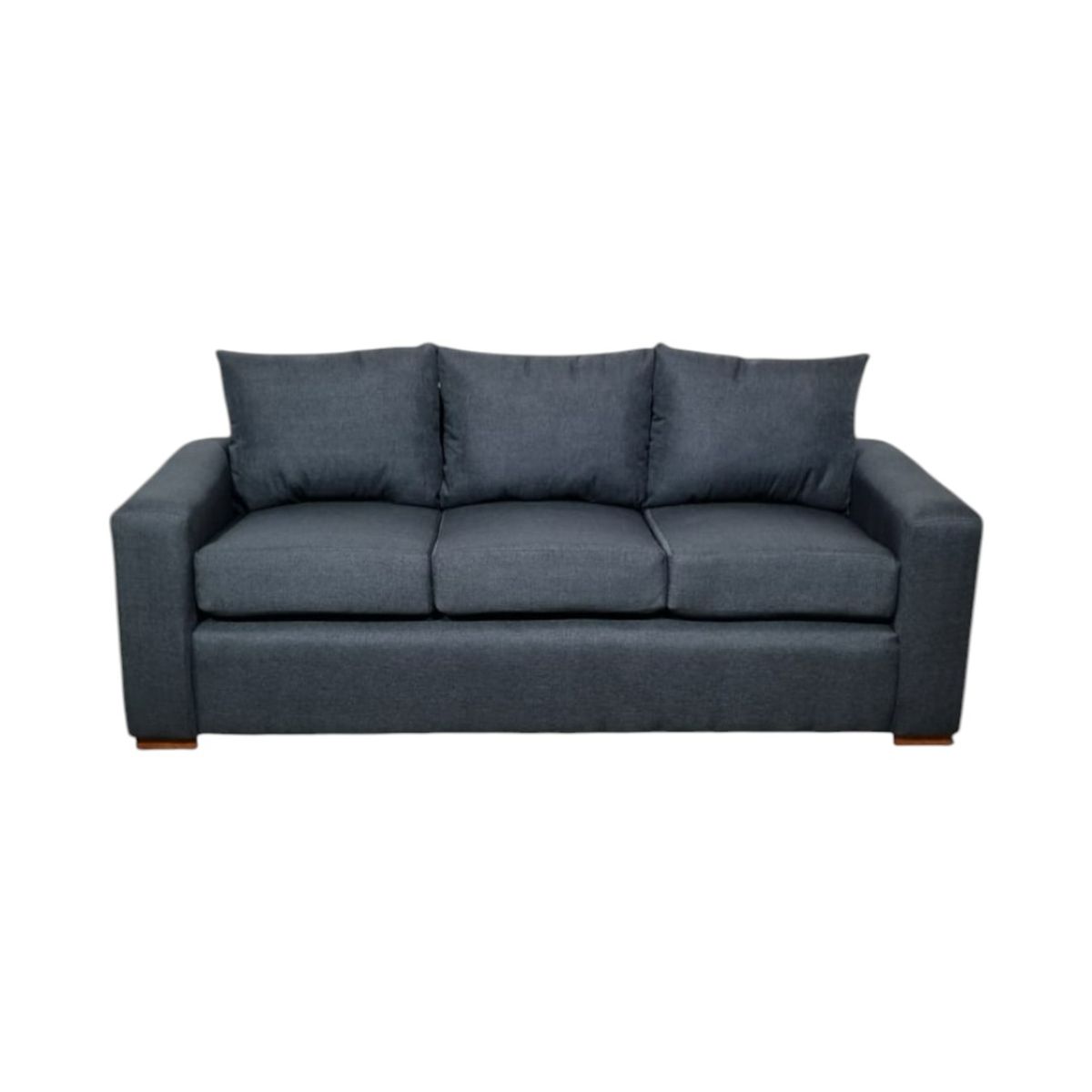 DISEÑOS VALESTRINI - SOFA STEFANNY EN LINO GRIS OSCURO