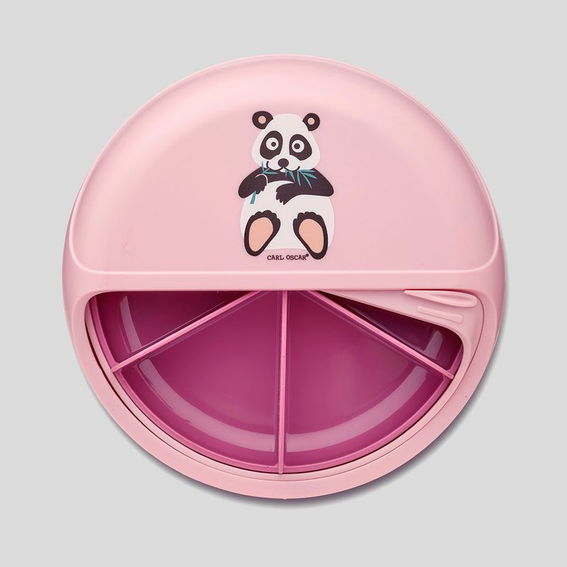 GENERICO - Plato Para Niños SnackDisc Rosa