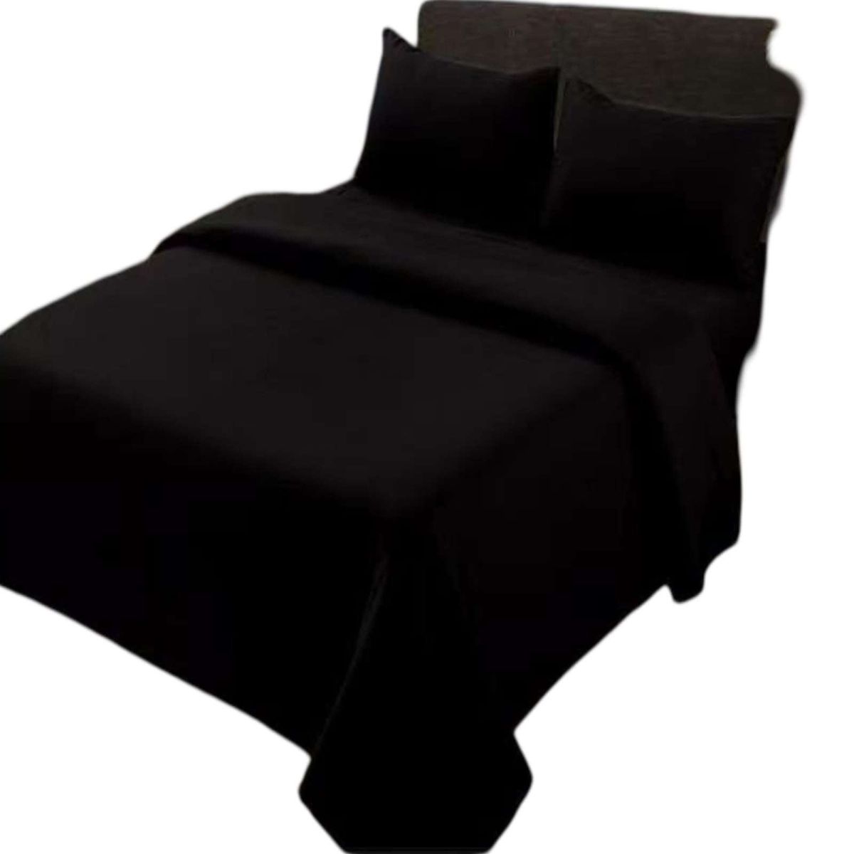 GENERICO - SABANAS 2OO HILOS PLAZA Y MEDIA NEGRO