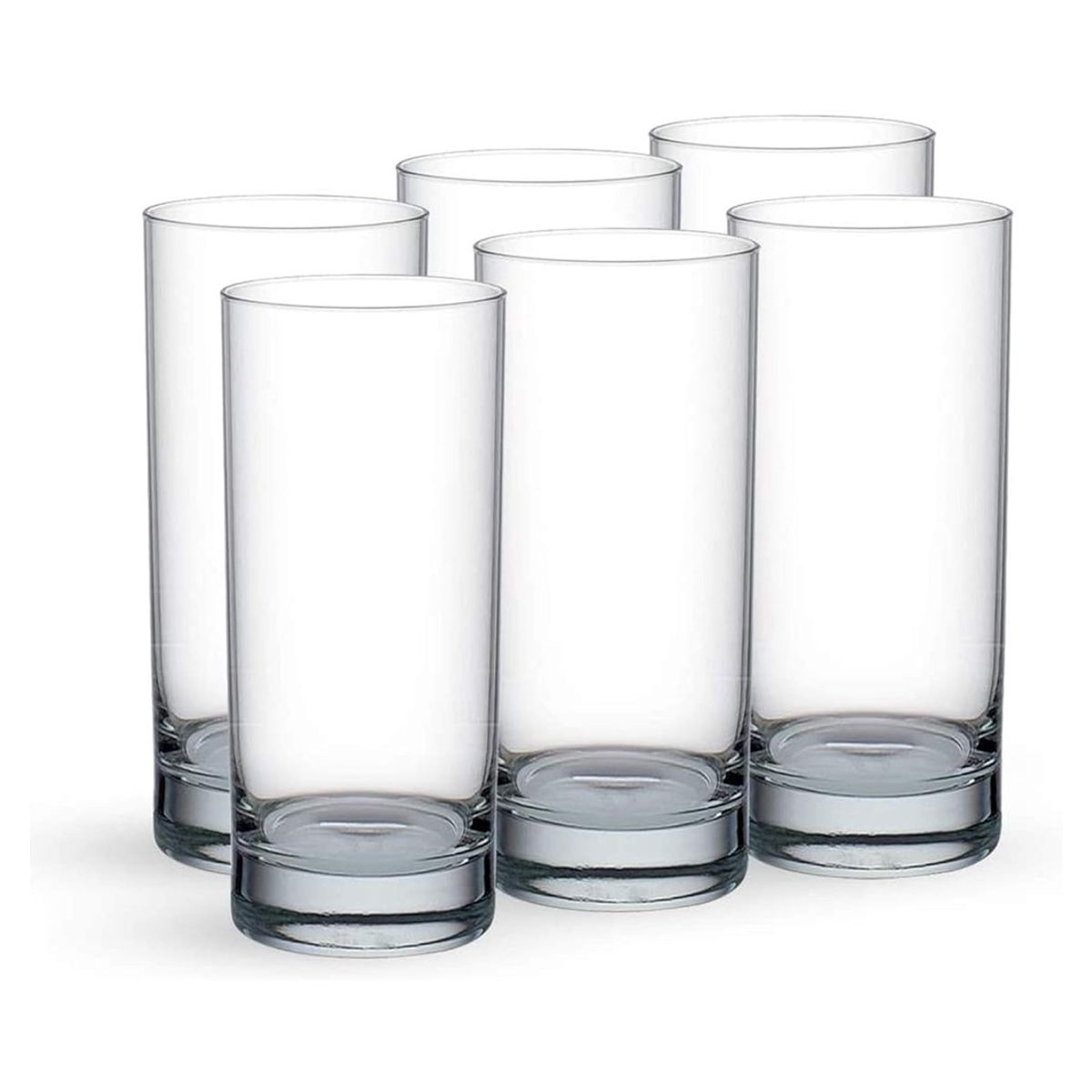 GENERICO - Set 6 De Vasos De Vidrio 240ml