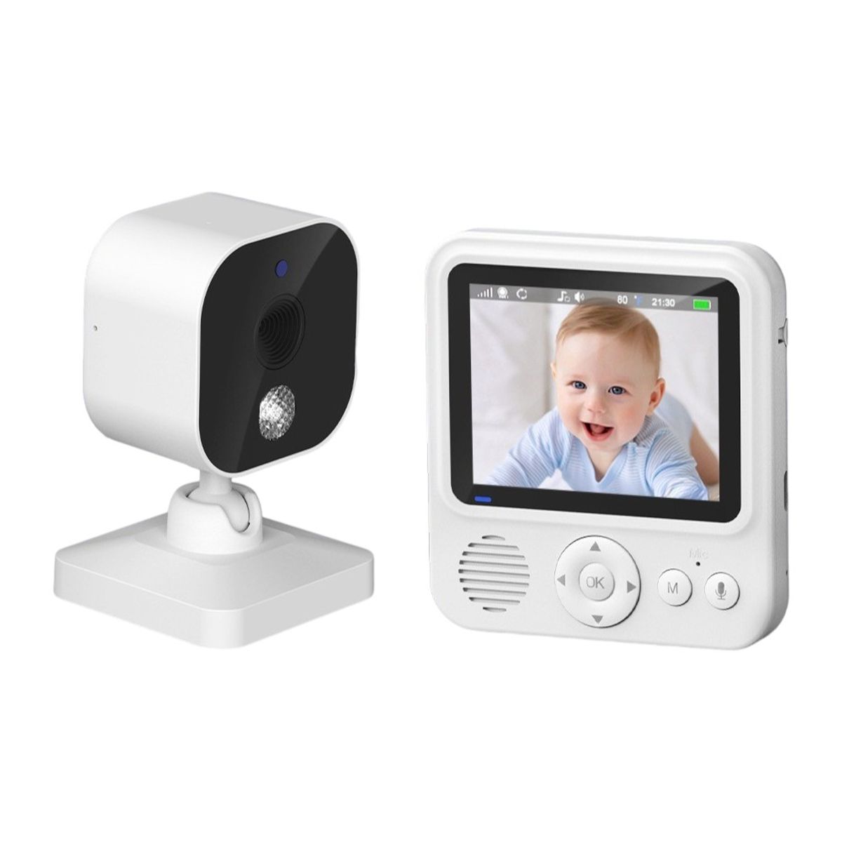 LUBABYCAS - Cámara Monitor Inteligente 720P Pantalla 2,8″LuBabycas