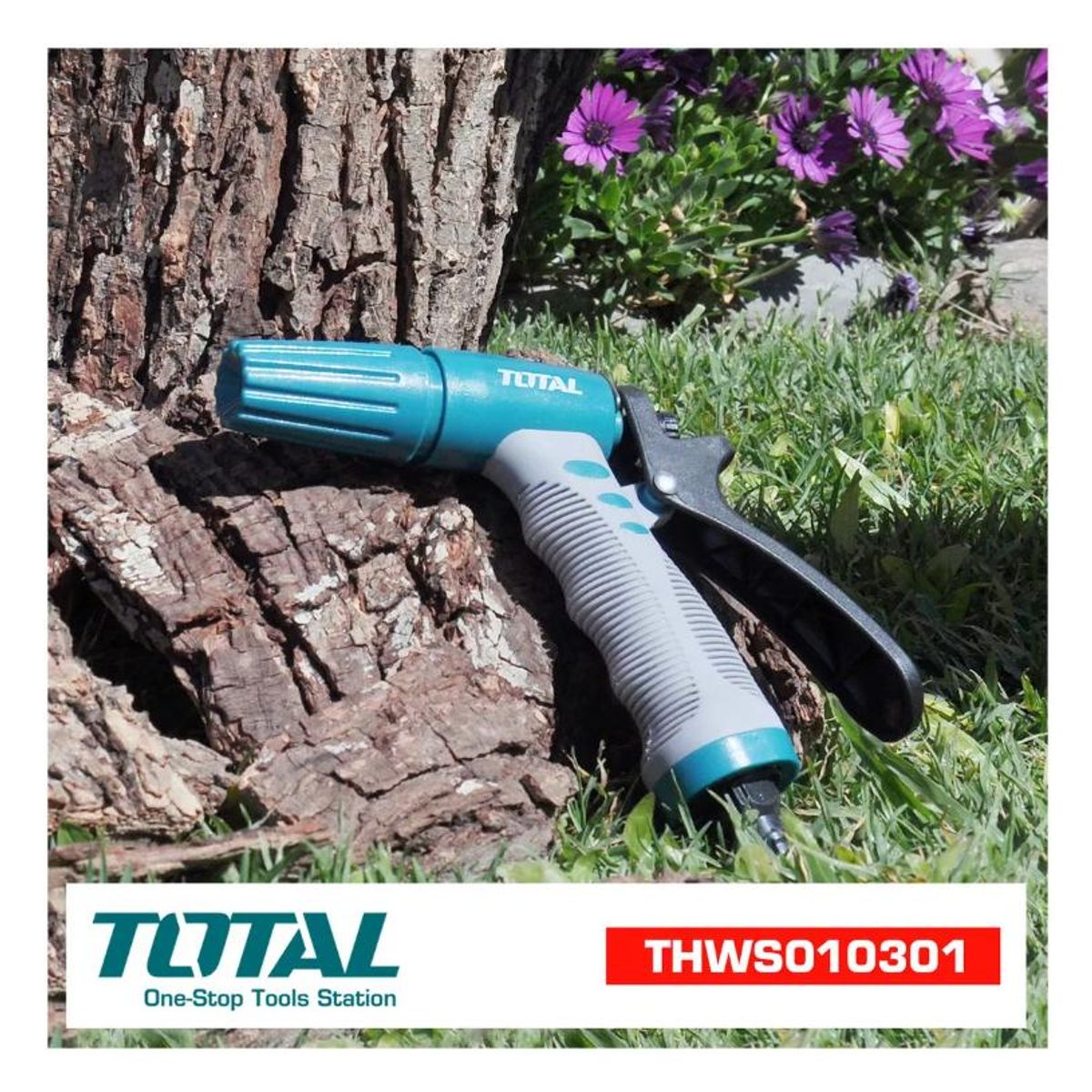 TOTAL TOOLS - PISTOLA DE RIEGO JARDIN TOTAL  THWS010301  3 POSICIONES