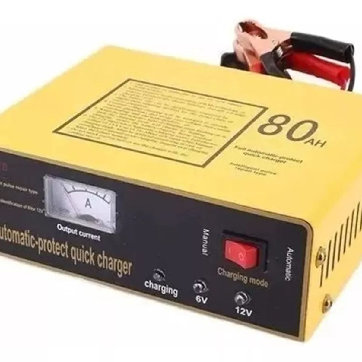 GENERICO - Cargador De Batería De Auto 220v 6v-12v 80a
