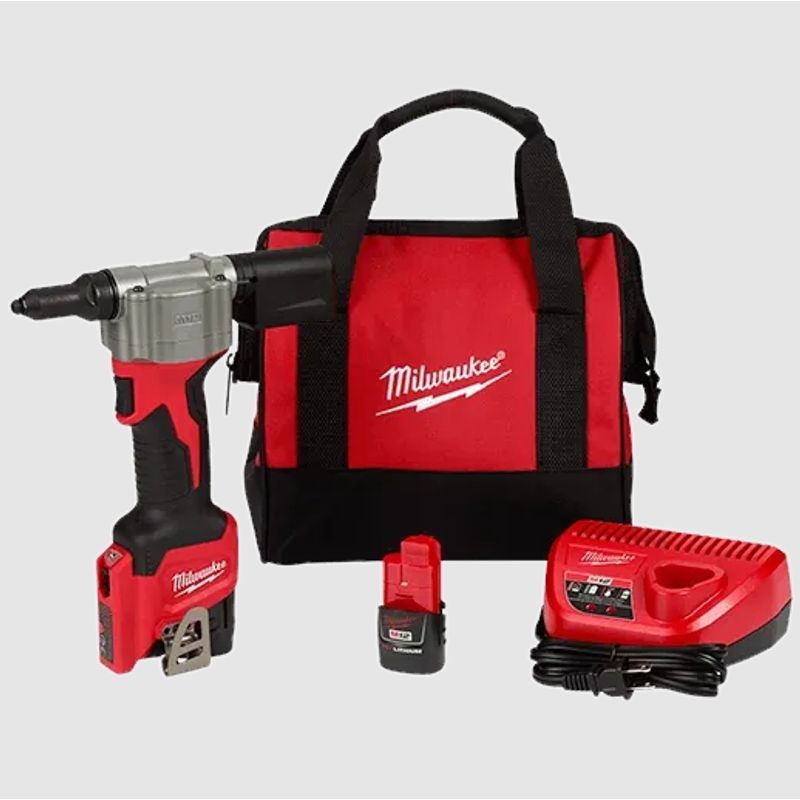 MILWAUKEE - REMACHADORA M12. (CARG.+ 2 BAT1.5 AM) 2550-22 MILWAUKEE