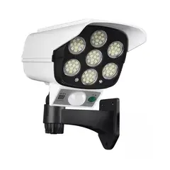 GENERICO - Foco Solar Simula Camara De Seguridad Sensor De Movimiento