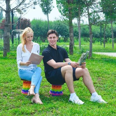 Imagen 2 del producto Taburete Plegable Silla Telescopica Silla Portatil Retraible