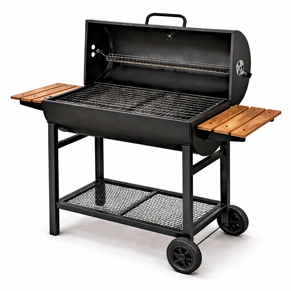 JARDIMEX - Asador A Carbon Parrilla Bbq Quincho Grill 70cm Movil Ruedas