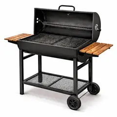 JARDIMEX - Asador A Carbon Parrilla Bbq Quincho Grill 70cm Movil Ruedas