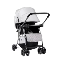BBQOOL - Coche Cuna Nitara Light Grey