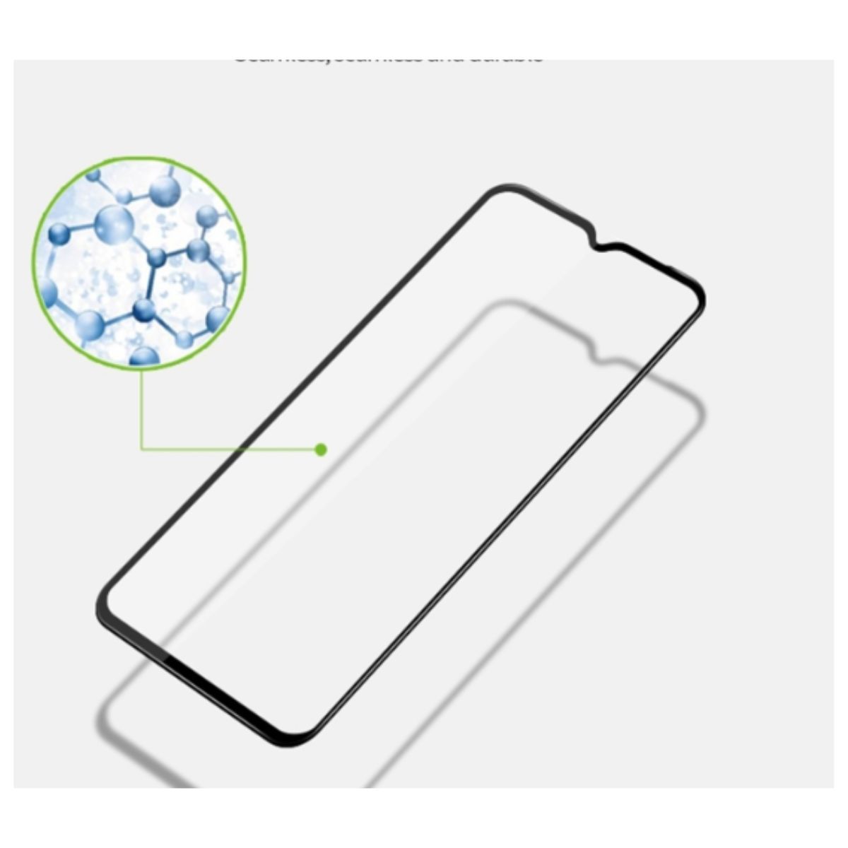 GENERICO - Mica Lámina Vidrio Templado Completa Para Samsung A05 Normal