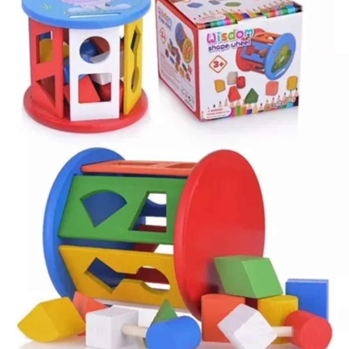 OEM - Juguete Cilindro Encaje Madera