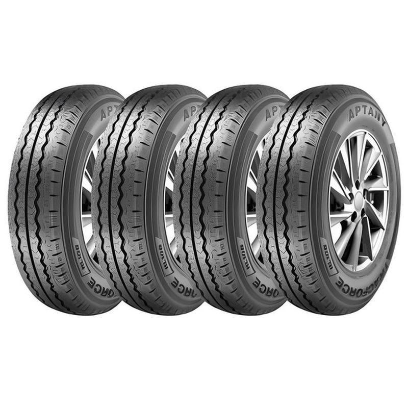 GENERICO - SET X4 Neumáticos 165R13 9189R RL108 Aptany 6PR Ltr BLK CHN