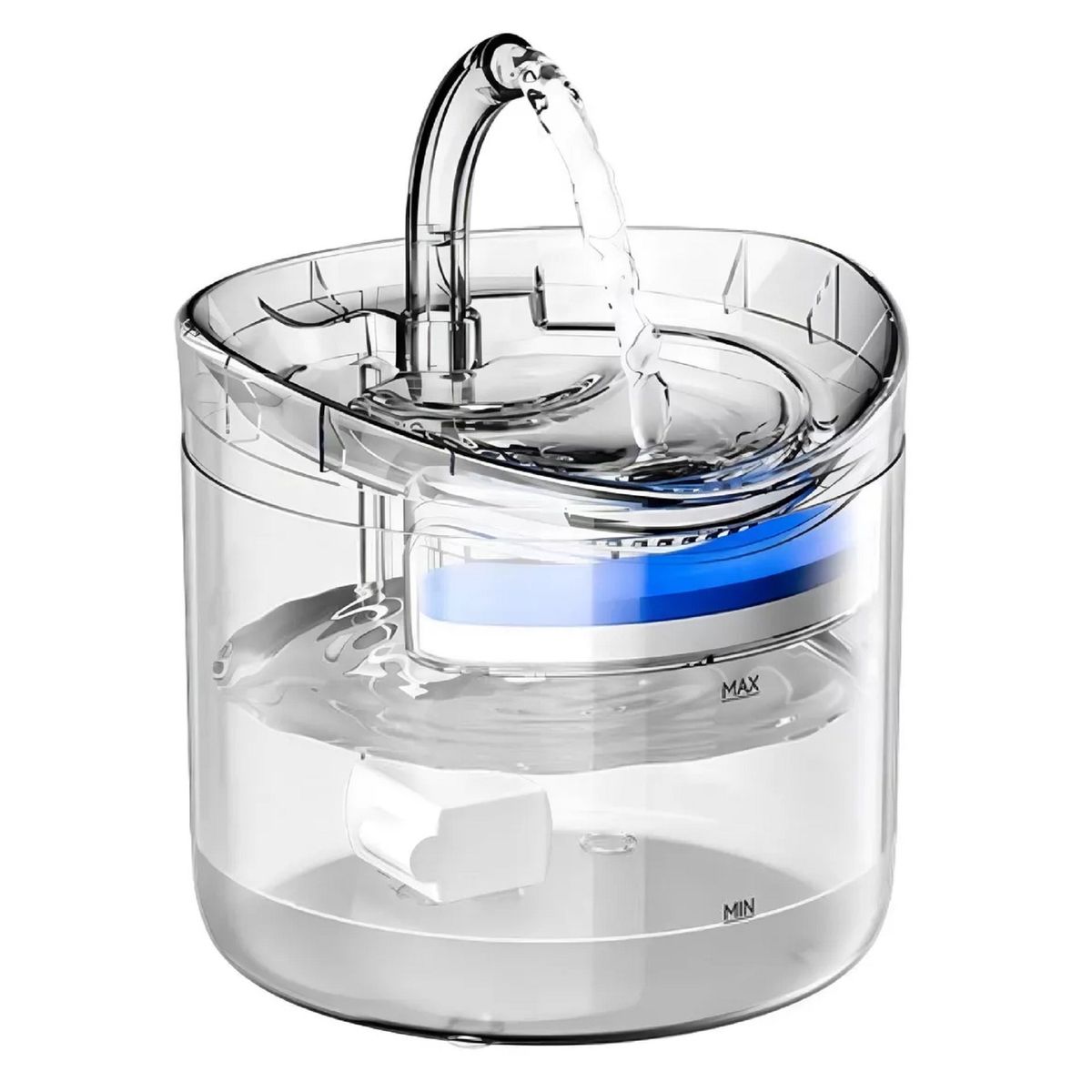 GENERICO - Fuente para gato bebedero para mascotas color trasparente