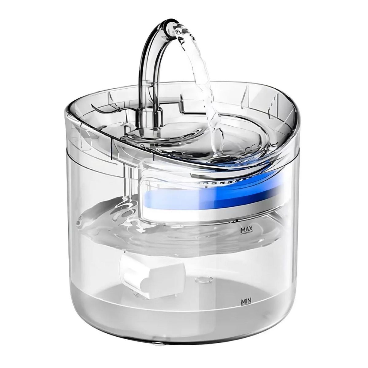 GENERICO - Fuente para gato bebedero para mascotas color trasparente