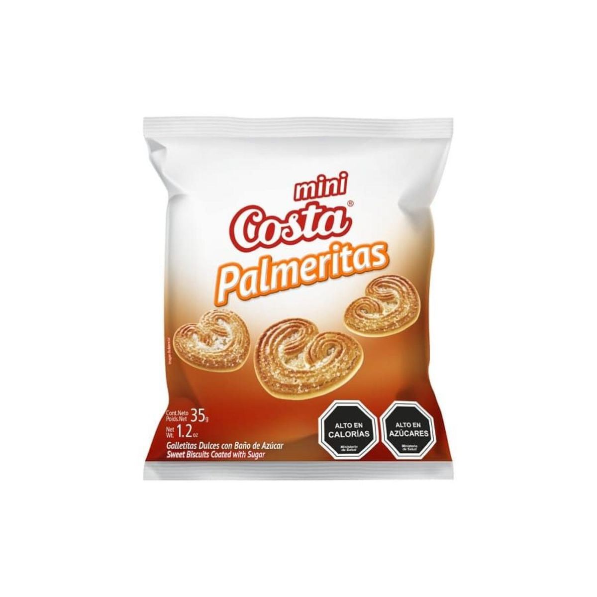 COSTA - Galleta Snack Mini Palmerita 35 gr x 30 uni