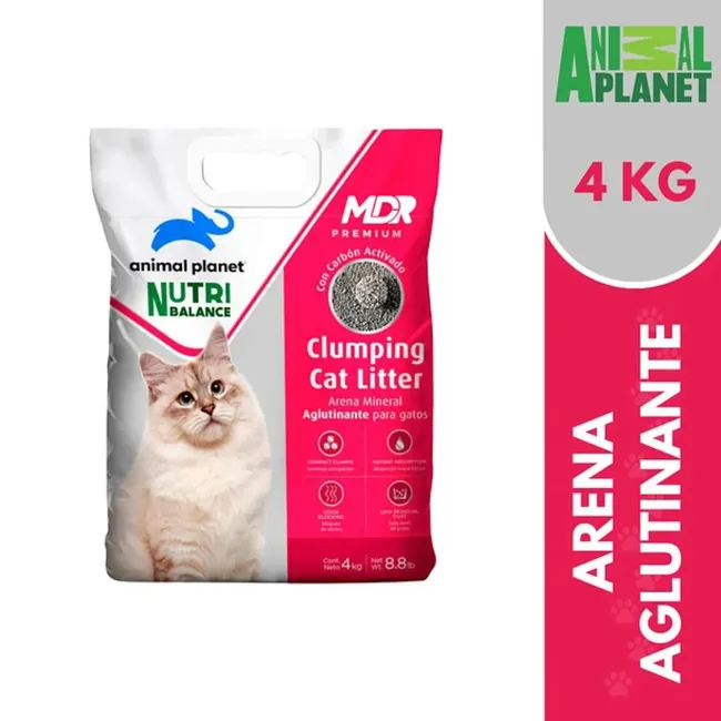 ANIMAL PLANET - Arena Gato Aglutinante 4 Kg