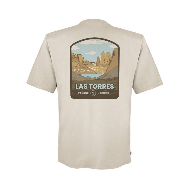 LENGA - Polera Hombre Uv+pro Algodón Orgánico Base Las Torres Lenga®