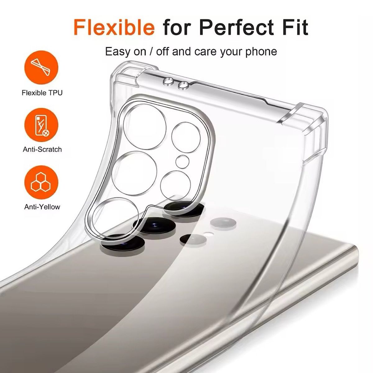 GENERICO - Carcasa Transparente Para Samsung S25 Ultra