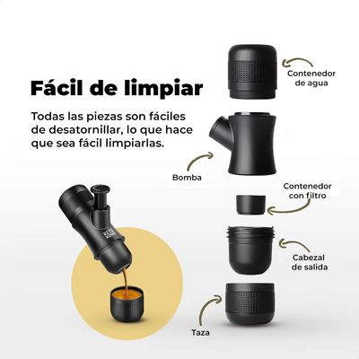 Imagen 2 del producto CAFETERA PORTÁTIL ESPRESSO RITOKOHI MANUAL