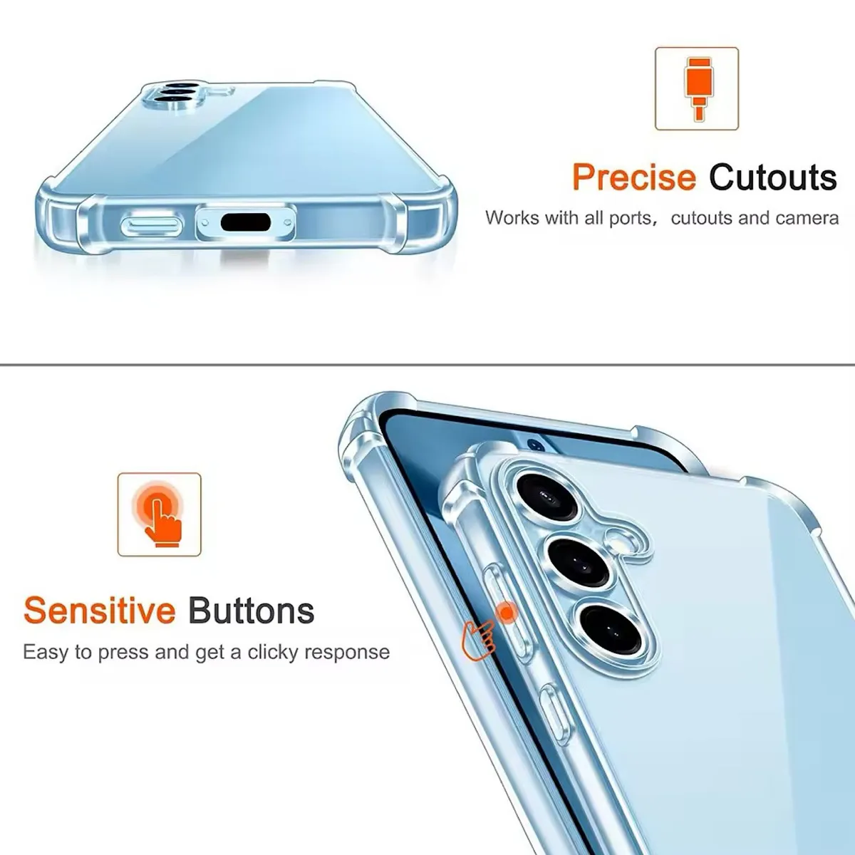GENERICO - Carcasa Transparente Para Samsung S25 Normal