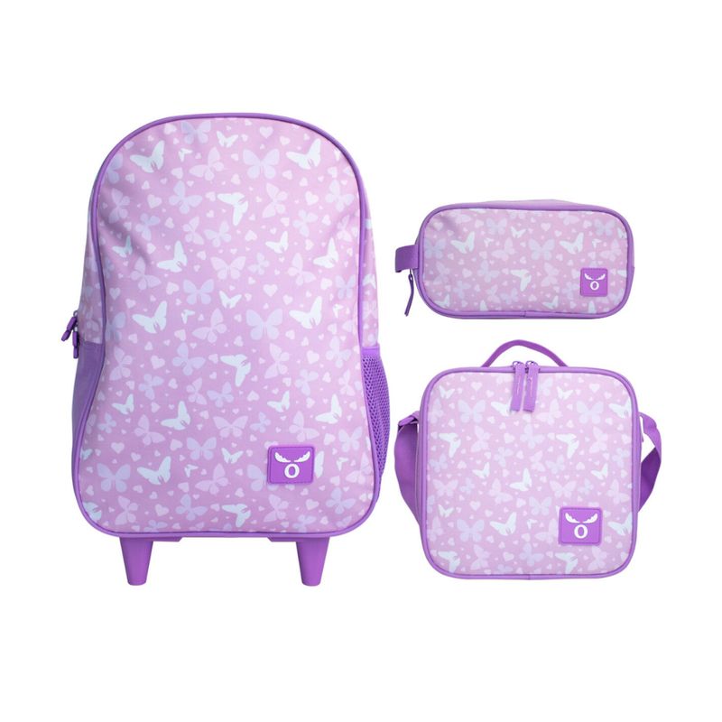 GENERICO - Pack Mochila Escolar Con Ruedas + Lonchera +estuche-moose