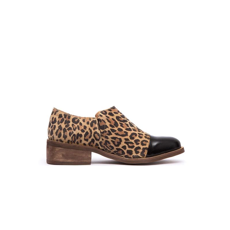 GIANI DAFIRENZE - Zapato Mujer De Cuero Homero Print C28