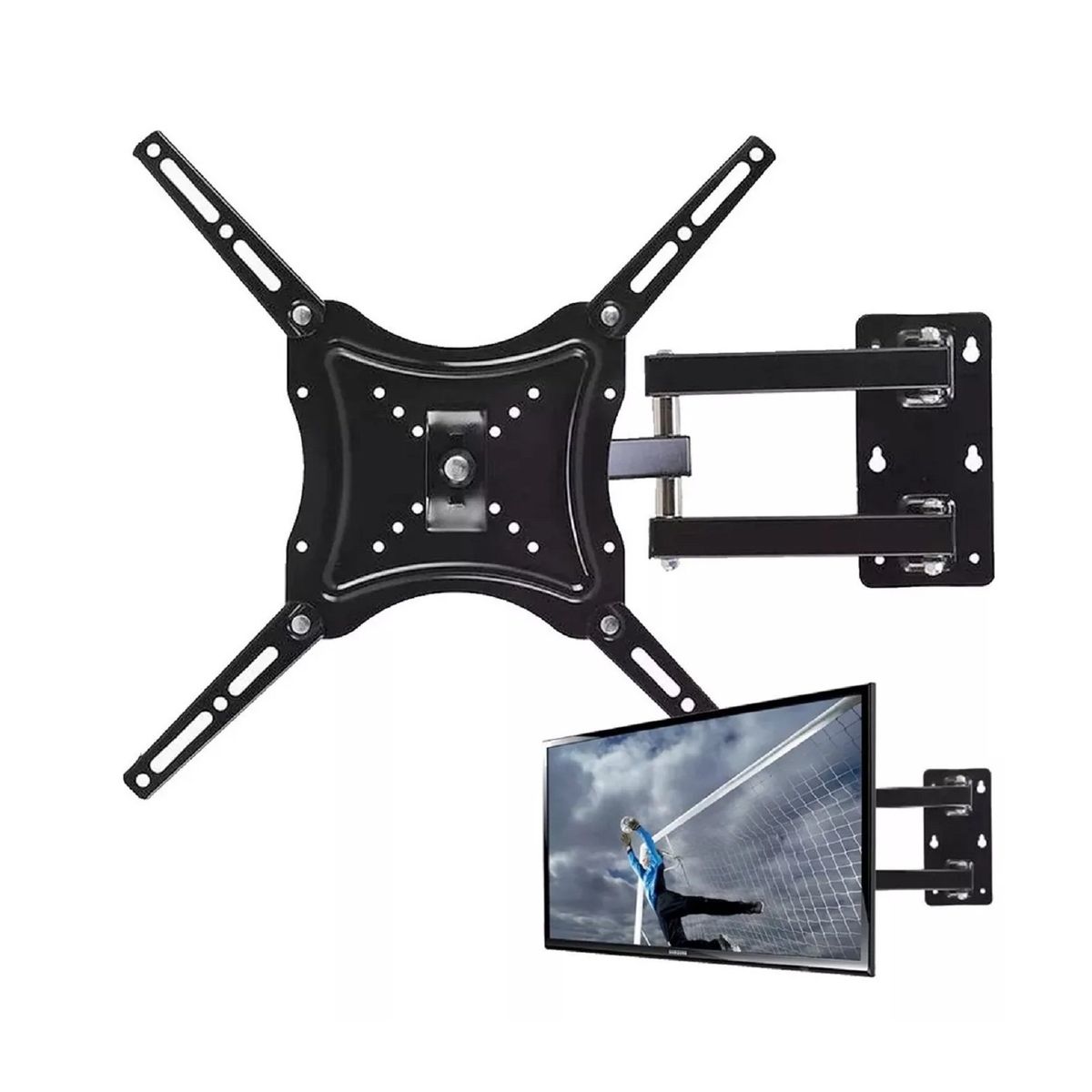 GENERICO - Soporte Televisor Tv Con Brazo 14-55 Pulgadas Hasta 50 Kilos