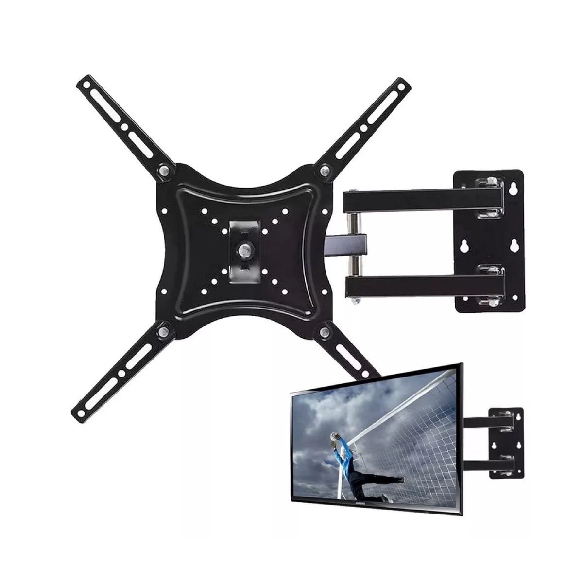 GENERICO - Soporte Televisor Tv Con Brazo 14-55 Pulgadas Hasta 50 Kilos