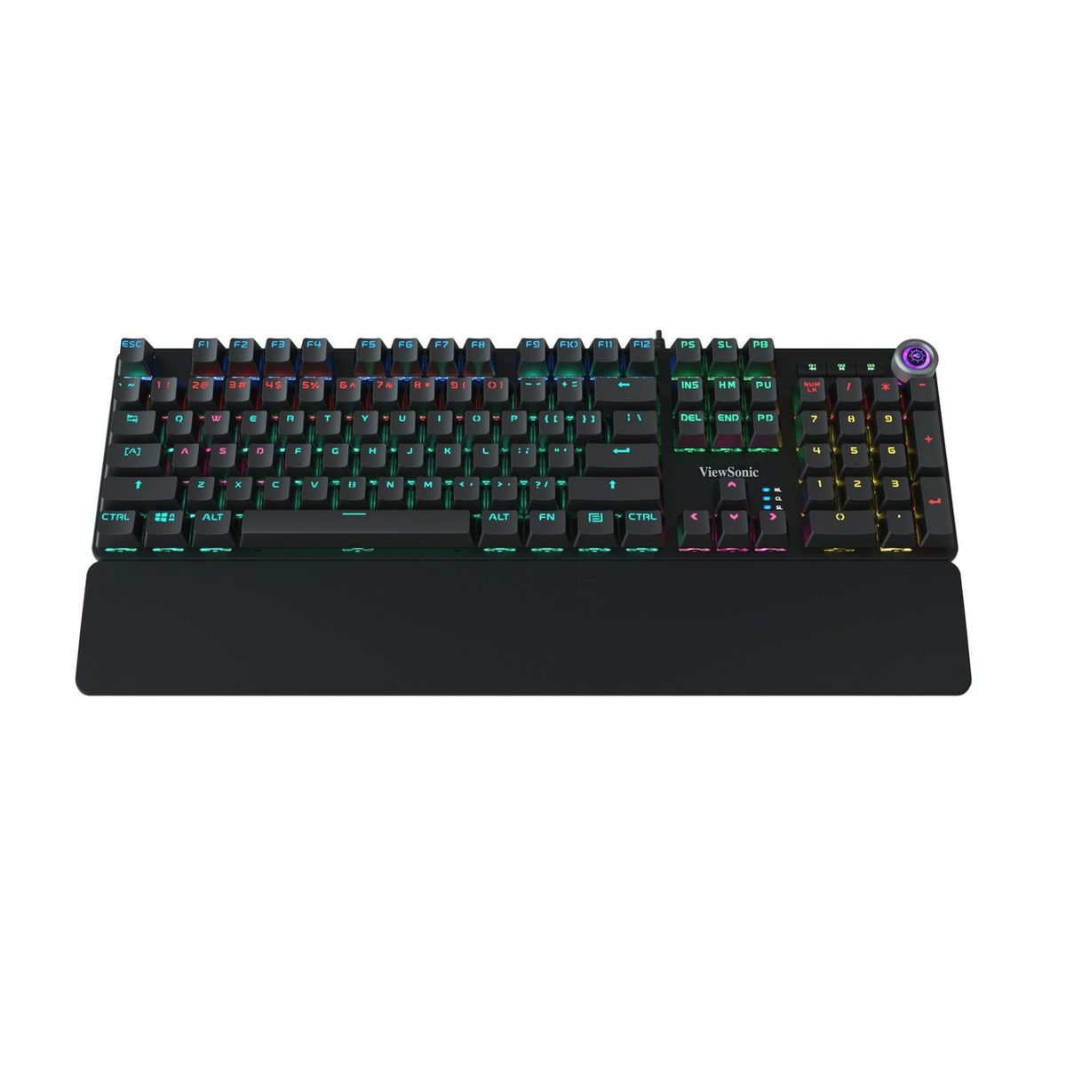 VIEWSONIC - Teclado Mecánico RGB con apoya Muñecas Gamer KU535 ViewSonic