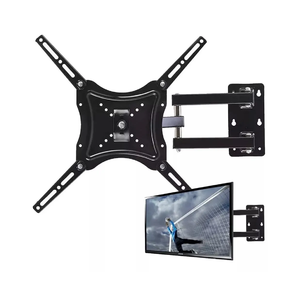 GENERICO - Soporte Televisor Tv Con Brazo 14-55 Pulgadas Hasta 50 Kilos