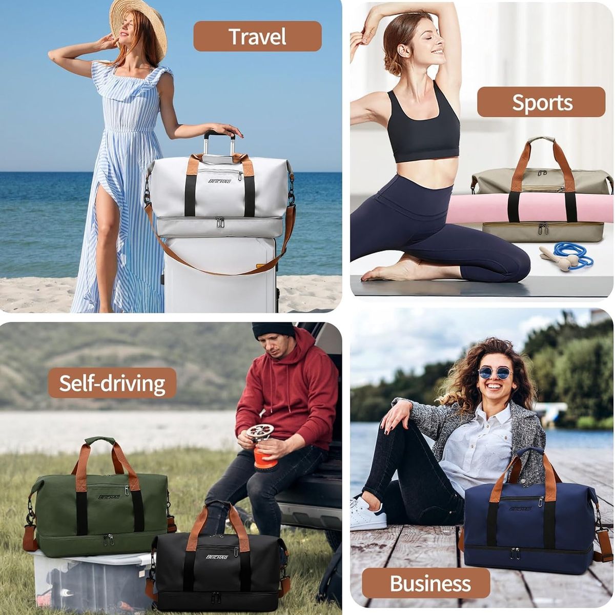 EVERSO - Mochila Deportiva  De Viaje Impermeble