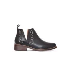 GIANI DAFIRENZE - Botin Mujer De Cuero Emilia Negro C4