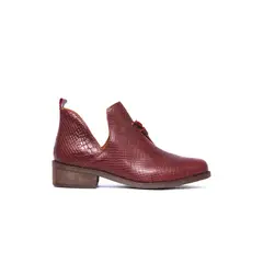 GIANI DAFIRENZE - Botin Mujer De Cuero Adriana Burdeo C10.