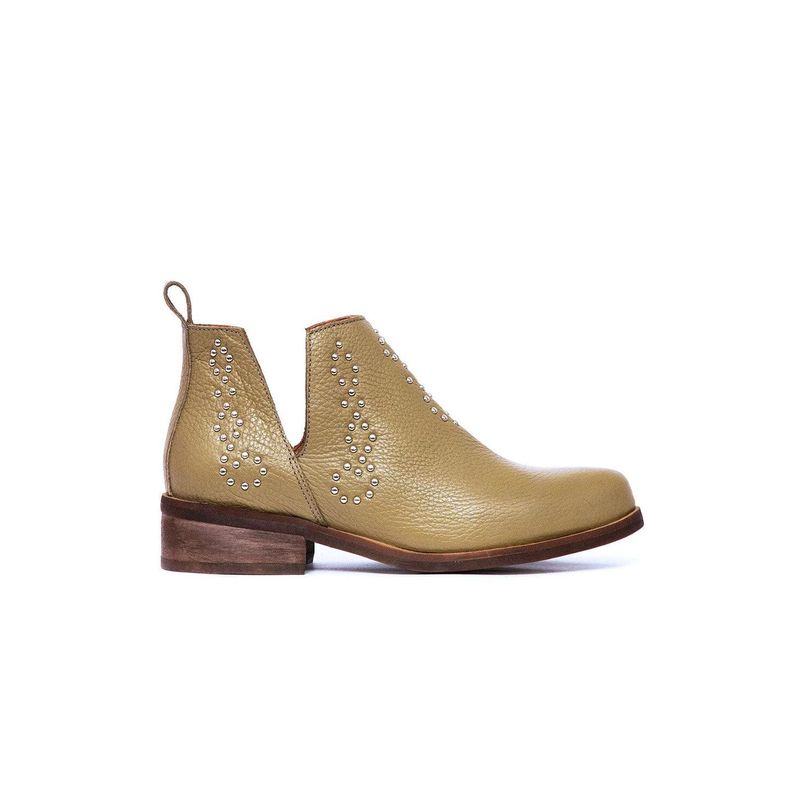 GIANI DAFIRENZE - Botin Mujer De Cuero Emilia Verde C8
