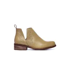 GIANI DAFIRENZE - Botin Mujer De Cuero Emilia Verde C8
