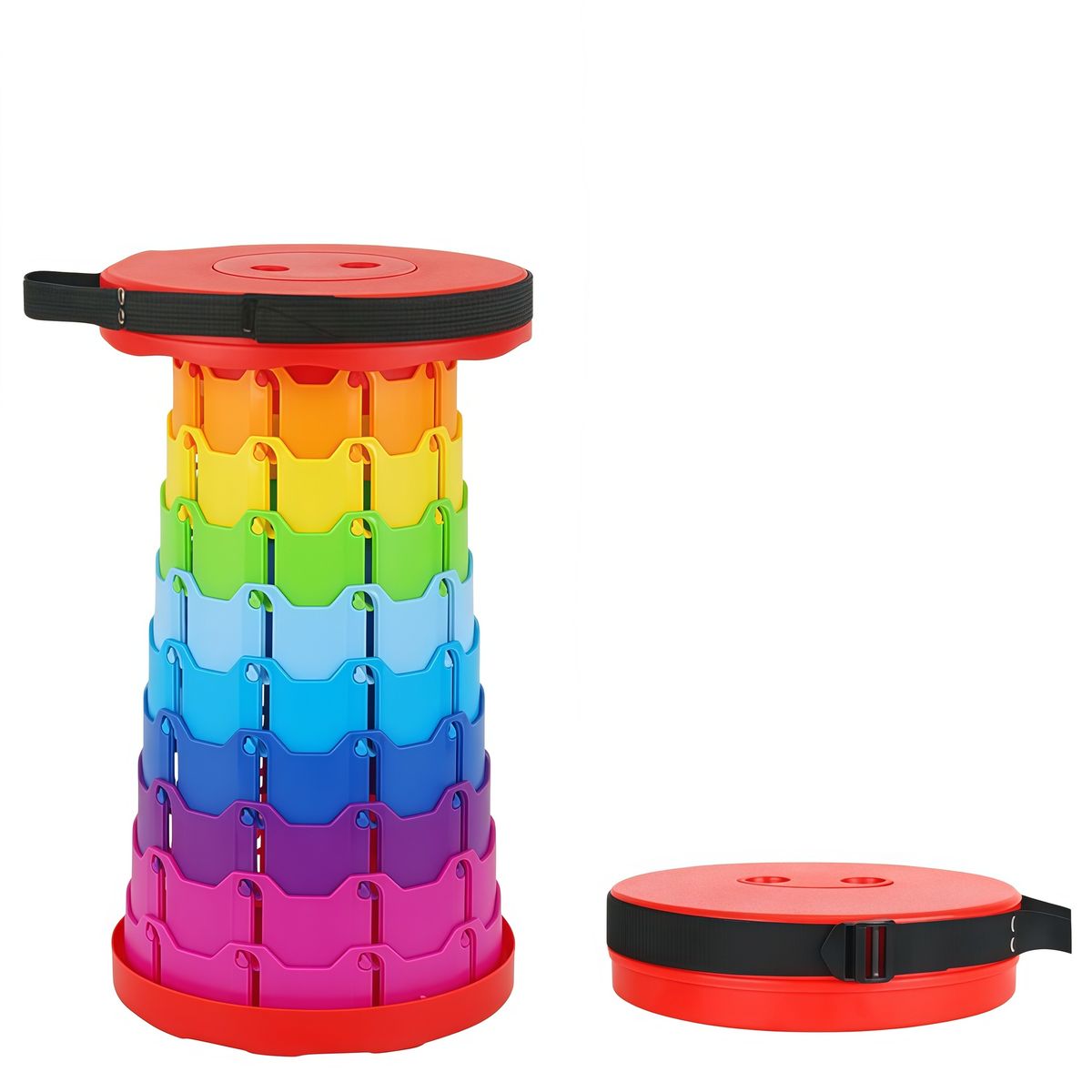 GENERICO - Taburete Plegable Silla Telescopica Silla Portatil Retraible