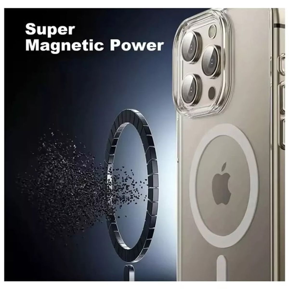 GENERICO - Carcasa Magnética Compatible Con iPhone 16 Pro