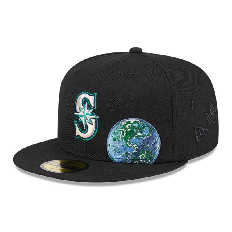 NEW ERA - Gorra 59Fifty Seattle Mariners MLB New Era Global Black