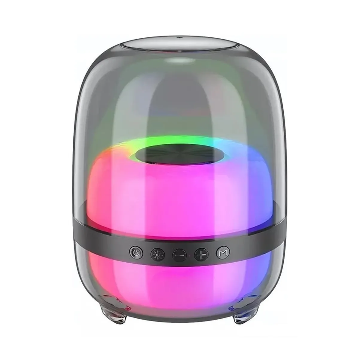 GENERICO - Parlante Inalámbrico Gamer Subwoofer Luz Led + Bluetooth 360