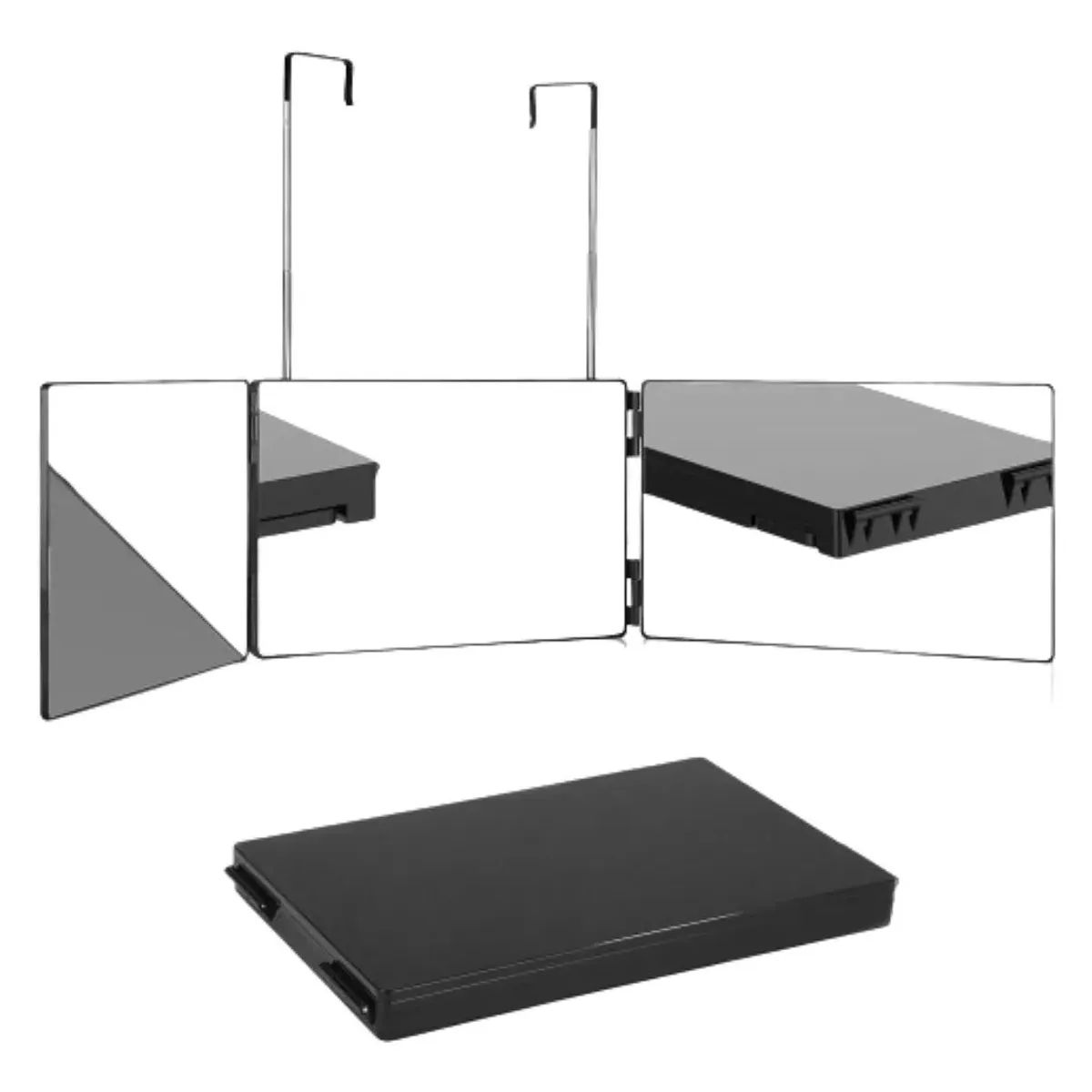 MUNDO MAGIA - Espejo Triple Para Auto Corte Barberia Peluqueria