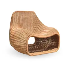 SANTU HOME & DECO - Poltrona Terraza y Balcon Ratan Minimalista