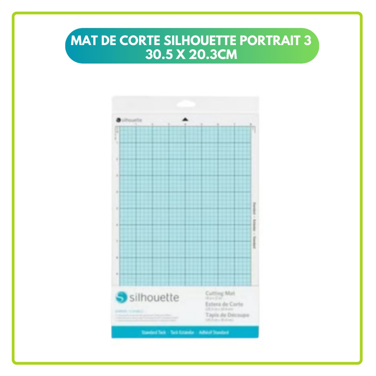 SILHOUETTE - MAT DE CORTE SILHOUETTE PORTRAIT 3 30.5 X 20.3 CM