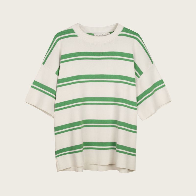 VACANZA - Polera Mare Vacanza - Ivory Verde