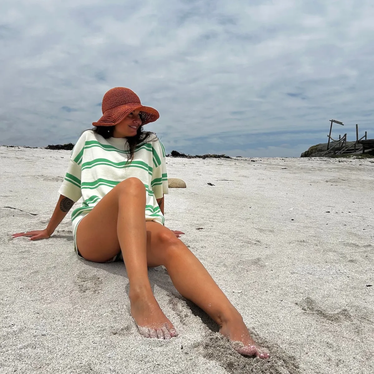 VACANZA - Polera Tejida Mujer 100% Algodón Orgánico