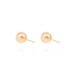 JB JOYAS BARON - Aros Oro Amarillo 18kt Perlas 10 - 10,5 mm
