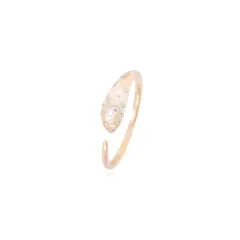 JB JOYAS BARON - Anillo Compromiso de Oro de 18kt Serpiente