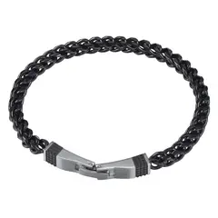 CAT - Pulsera de Hombre J009B00011 Plateado-Negro - Gris