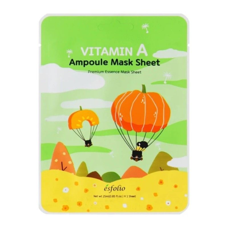 ESFOLIO - Mascarilla Facial Koreana Esfolio Con Vitamina A