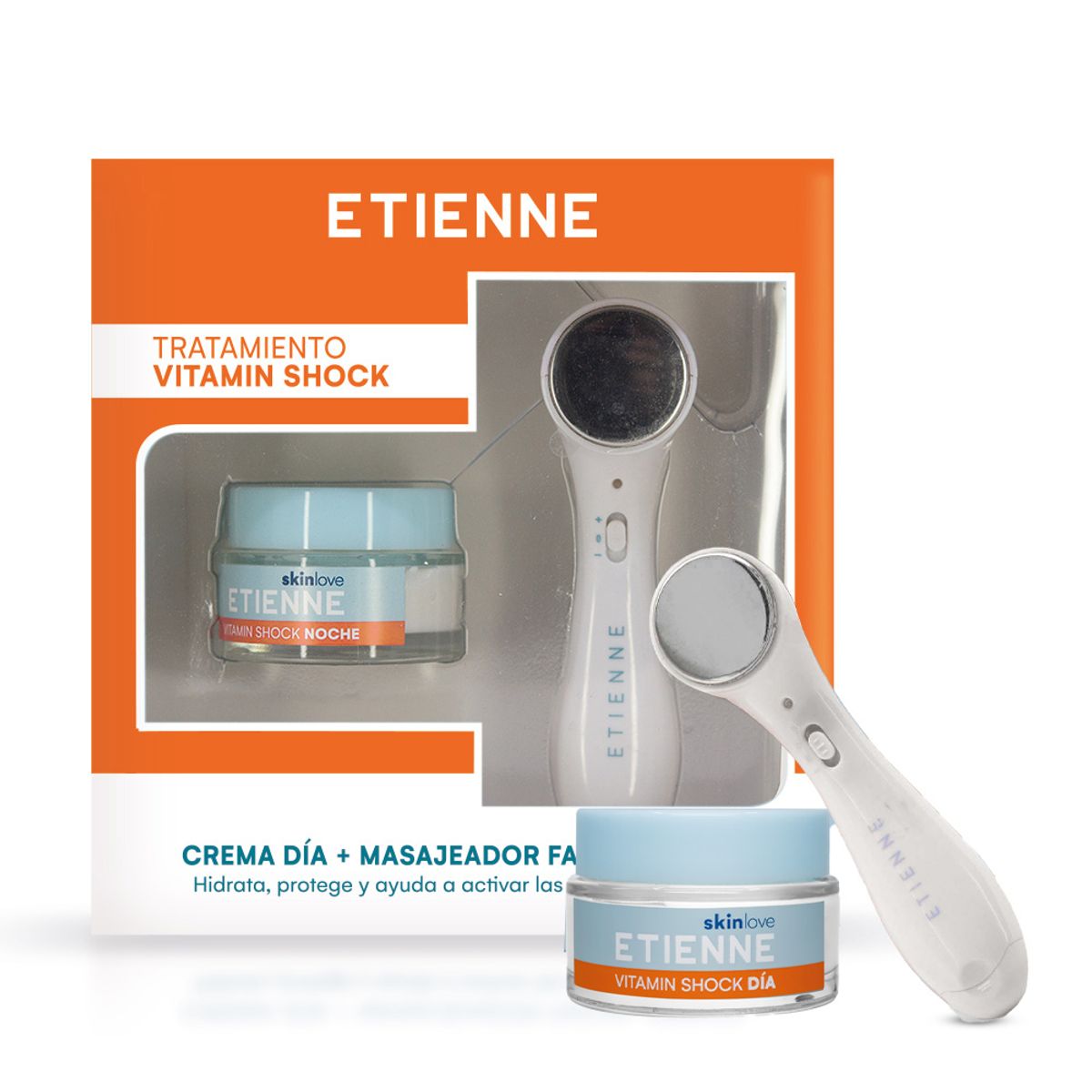 ETIENNE - Set Etienne Crema Día Vitamin Shock + Máquina